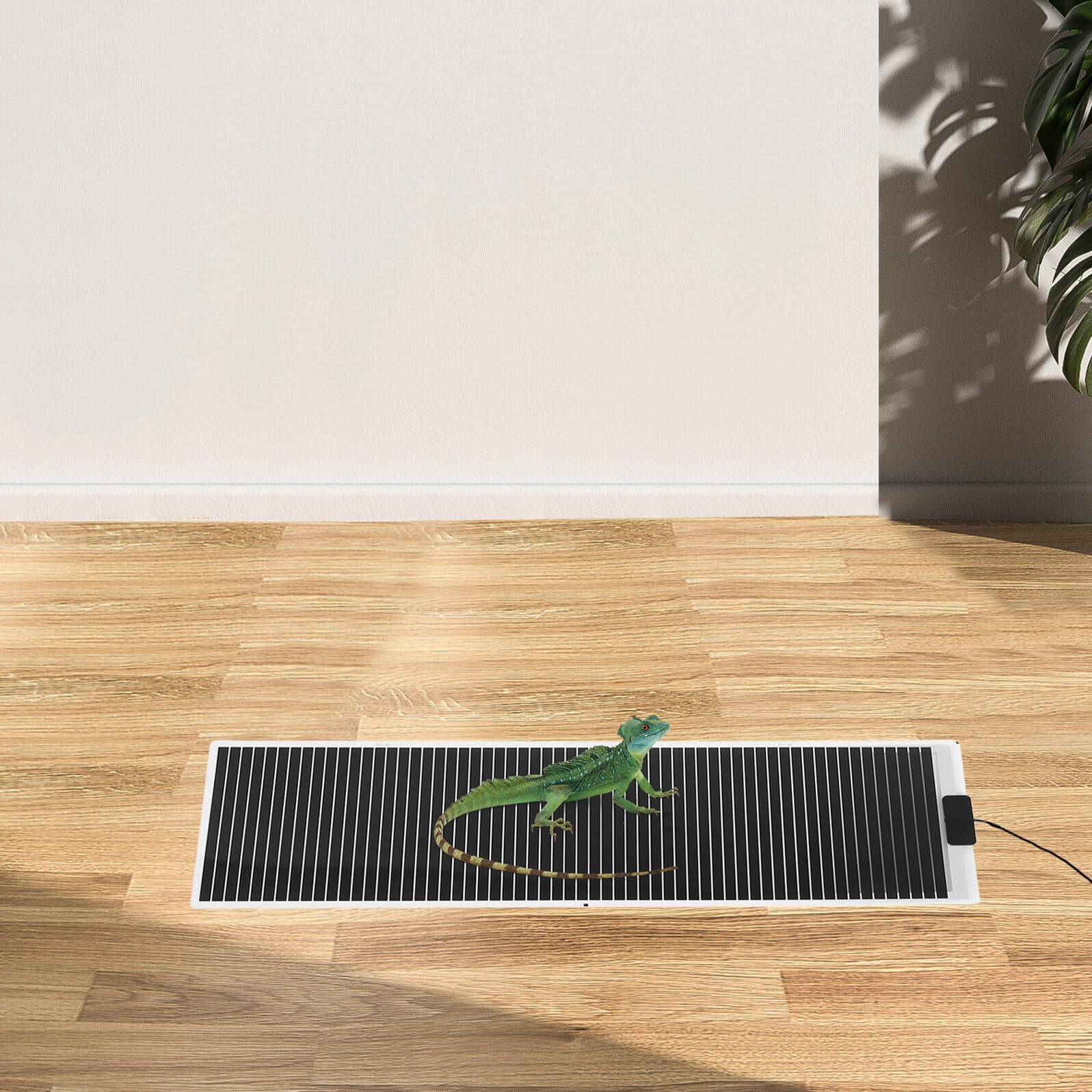 Manta Térmica para Terrarios Reptiles con Control de Temperatura Ajustable 45W Tamaño 28X80 CM Compatible con Recipientes de Vidrio Enchufe Europeo para Tortugas y Serpientes