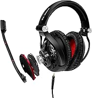 Vista 8 de Sennheiser G4me Zero auriculares para videojuegos de PC, negro rojo (Black wRed)
