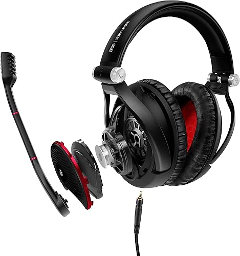Miniatura 8 de Sennheiser G4me Zero auriculares para videojuegos de PC, negro rojo (Black wRed)