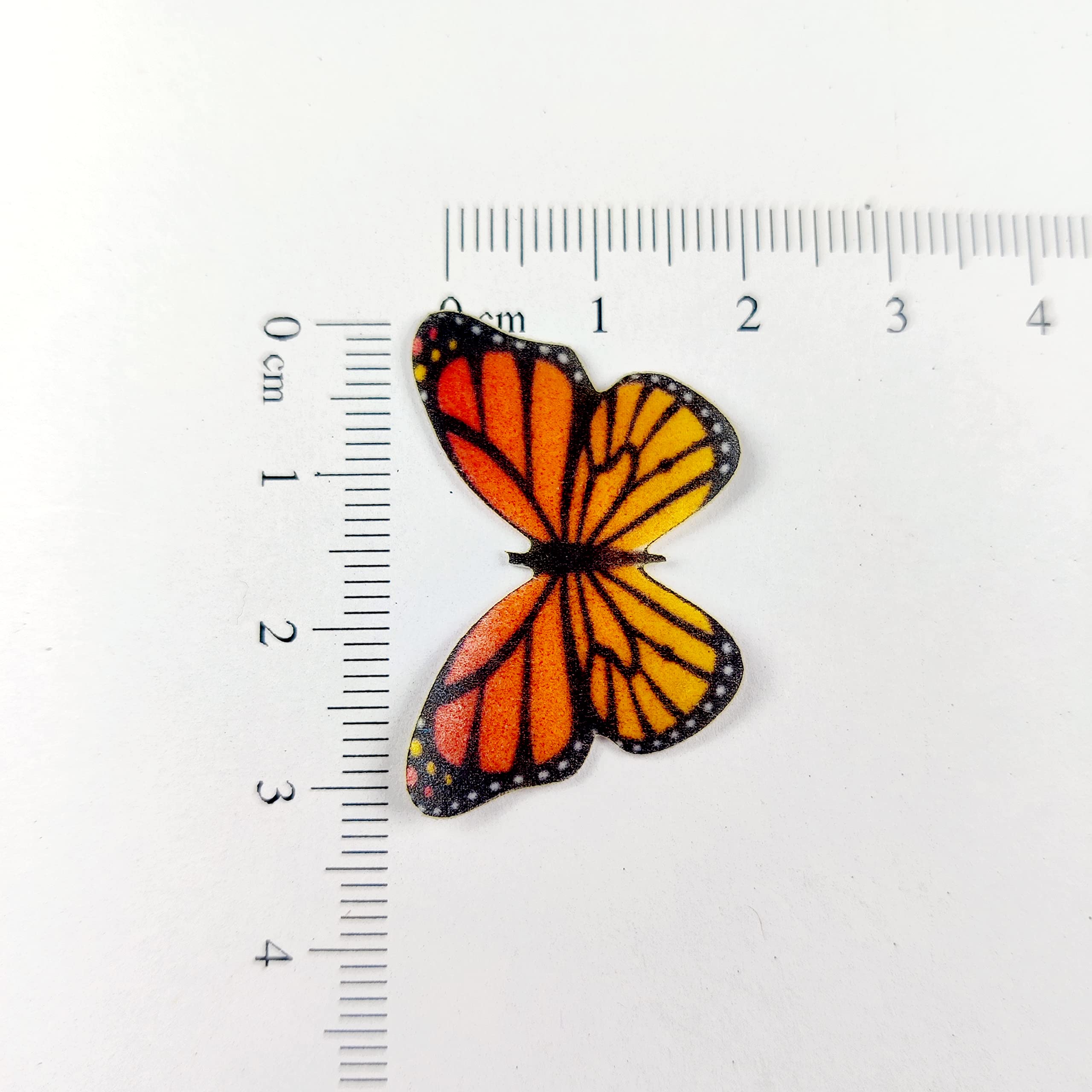 Tastycrafts Pre-Cut Wafer Paper Butterflies - Cake Topping & Décor - Edible, Stick-on Decorations for Cake, Cupcake & Pastry - Mix Small Butterfly - 40 Pcs (WPC-006) - Image 3 thumbnail