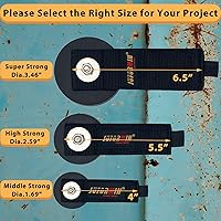 Vista 2 de Gancho Magnético de Alta Resistencia, Soporte Magnético para Herramientas, Ganchos Magnéticos para Cochera, Correa para Extensión de Cable, Cuerda