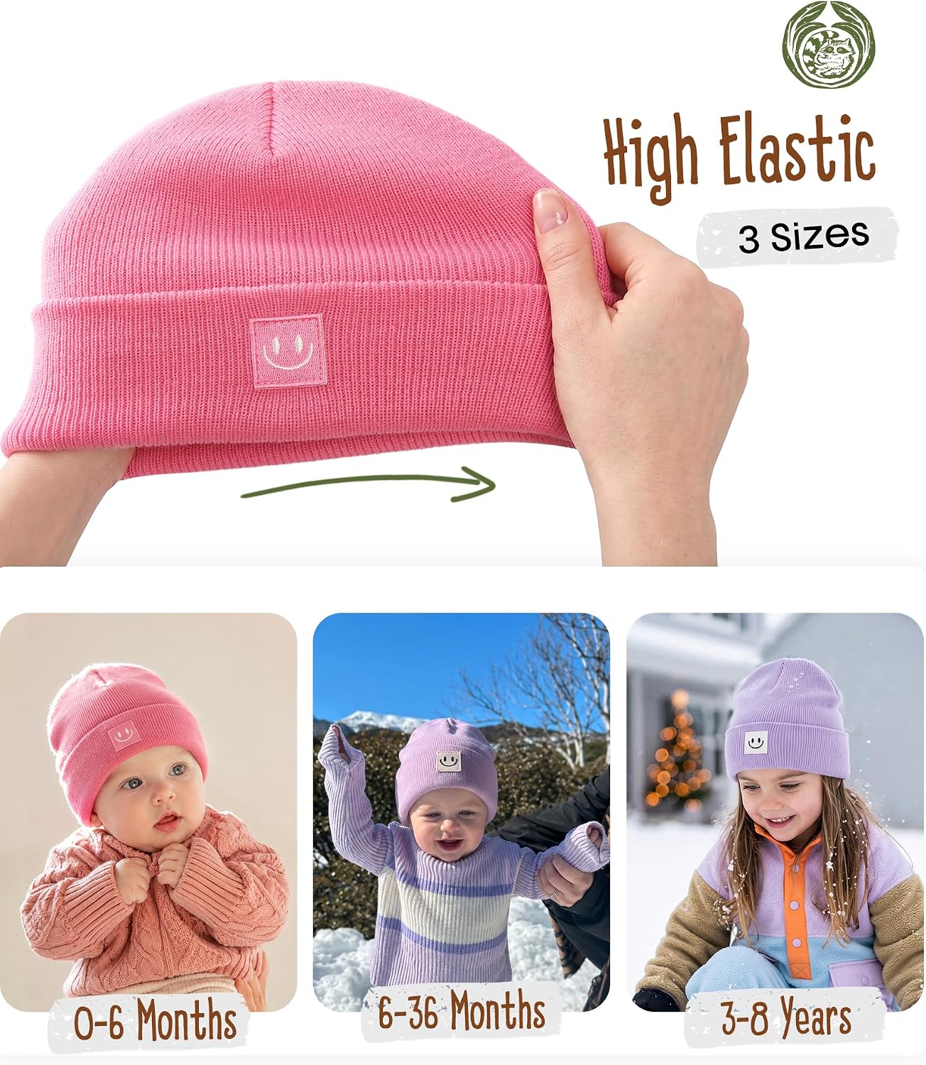 FURTALK Baby Beanie Toddler Winter Hat Boys Girls Kids Warm Knitted Cap