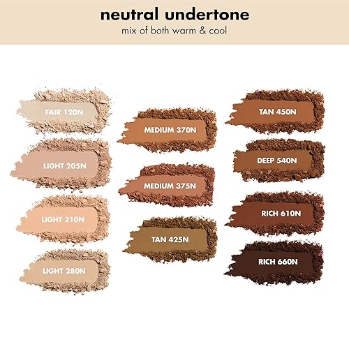 Miniatura 5 de e.l.f. Base de maquillaje en polvo de camuflaje, ligera, con infusión de imprimación, para construir y de larga duración, base de cobertura media a