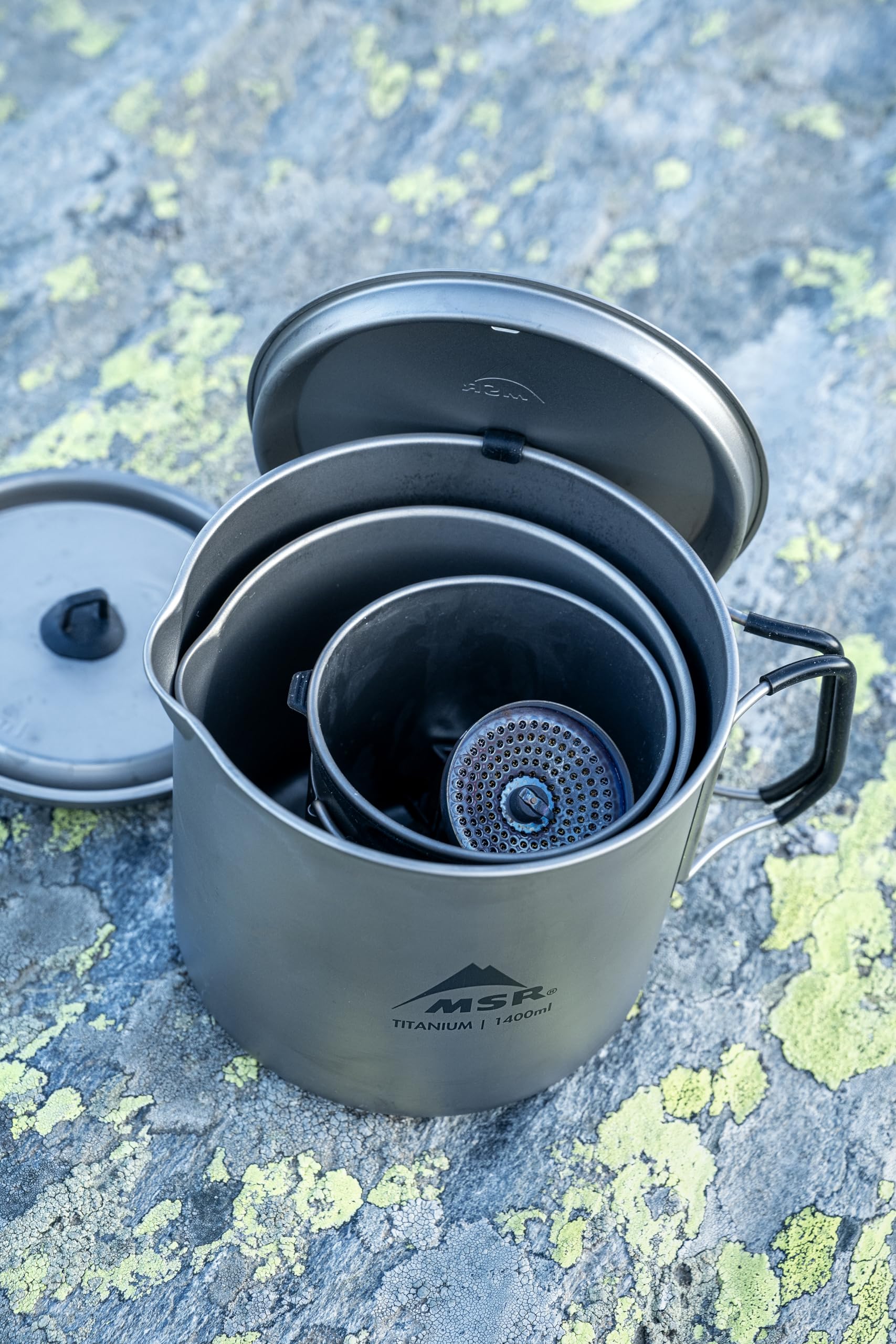 MSR Titan Ultraleichter Titan Camping Wasserkocher