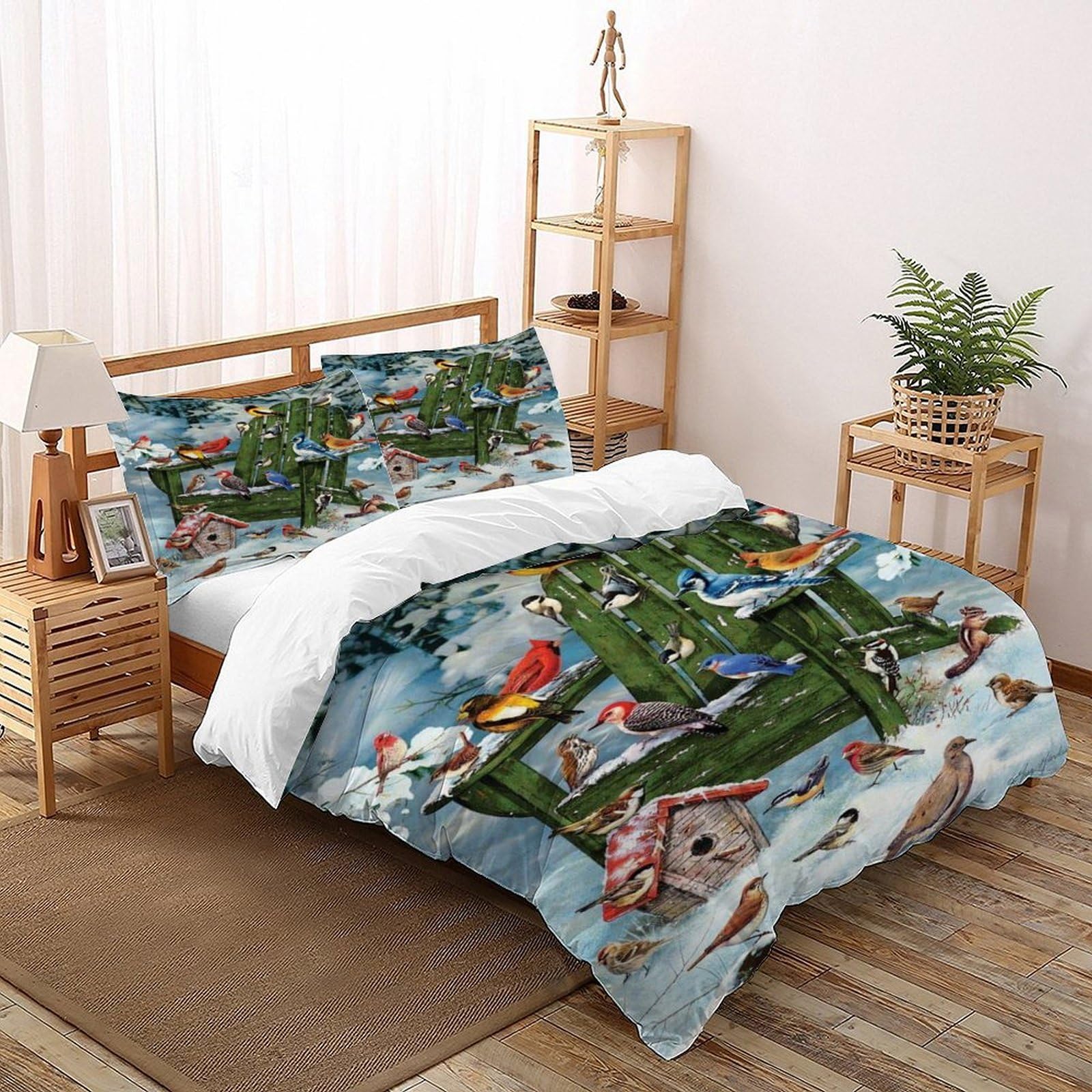 Housse de couette oiseau gothique pour transformer l'ambiance d'une chambre d'ado