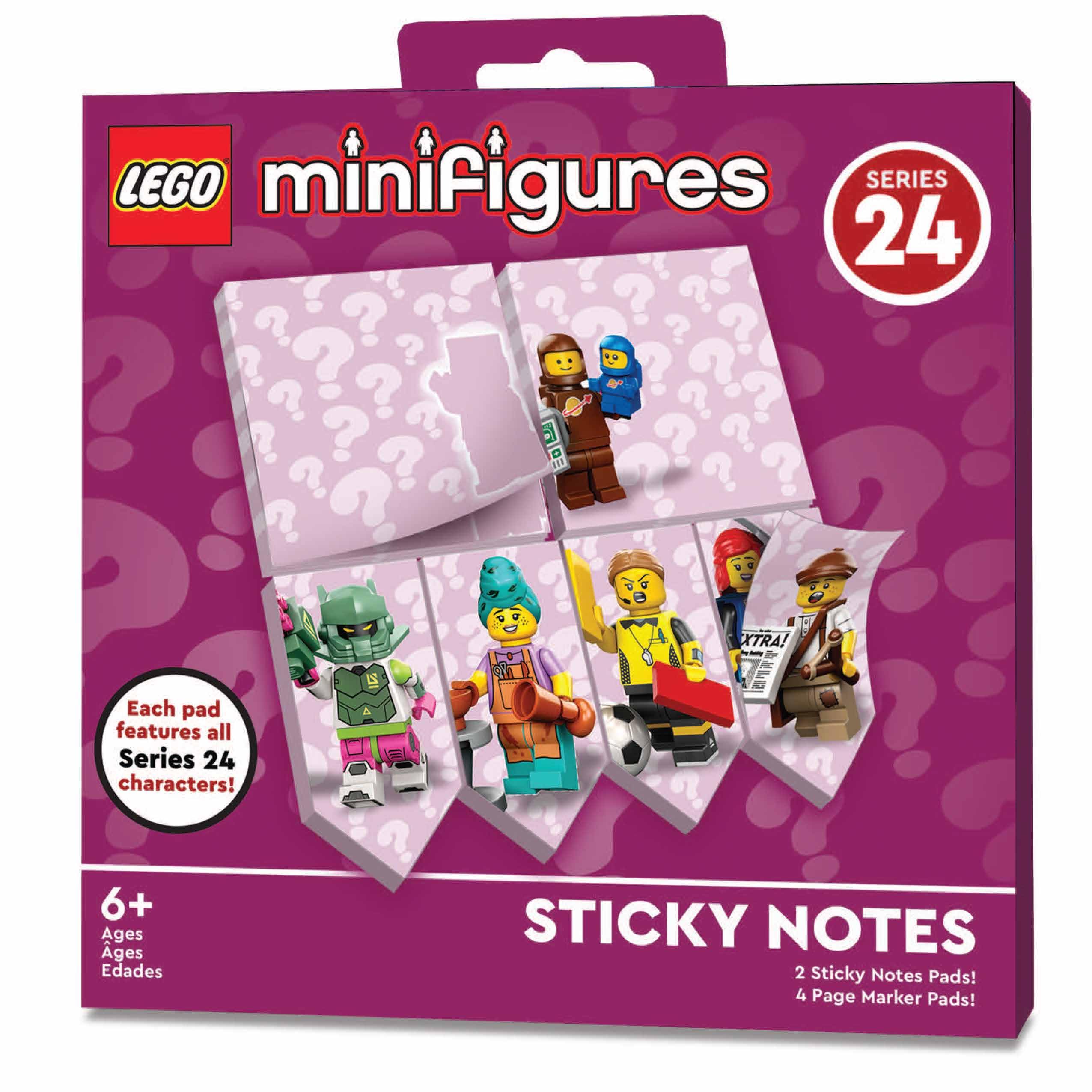 Amazon.com : Lego Minifigures Sticky Notes and Page Marker Set