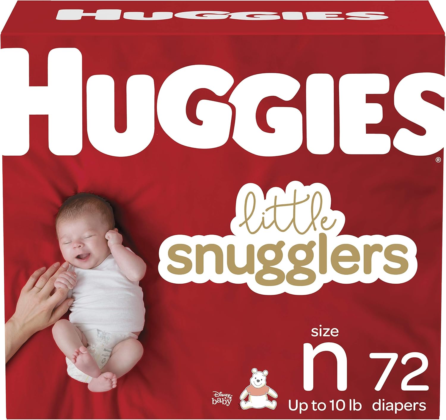 Huggies Little Snugglers Baby Diapers, Size Newborn, 72 Ct