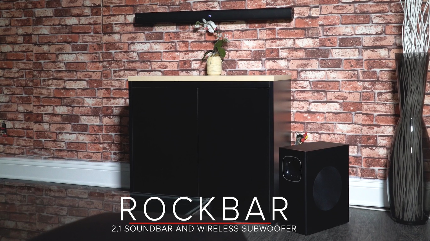 Sound Bar With Built In Subwoofer Rockville ROCKBAR 40