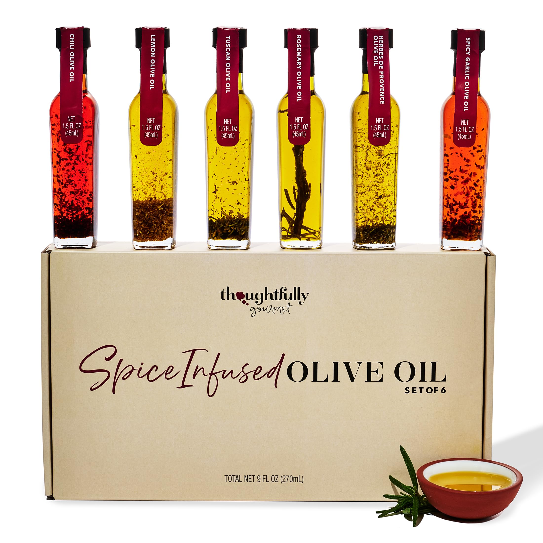 Amazon.com : Thoughtfully Gourmet, Spice Infused Olive Oil Gift