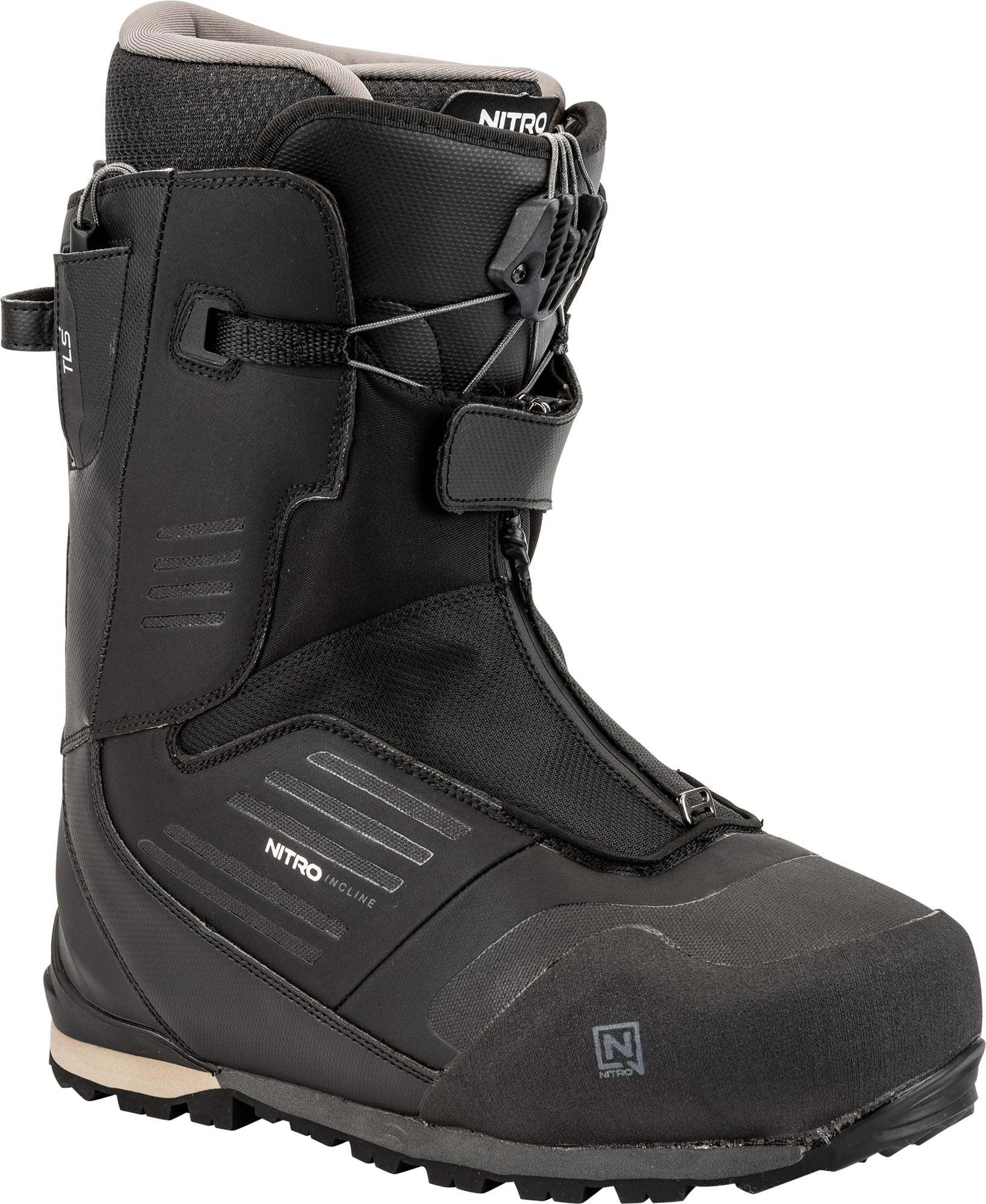 Nitro Men's Incline TLS+ Snowboard Boots, Black, MP 30.0 // EU 45 1/3 // US 12