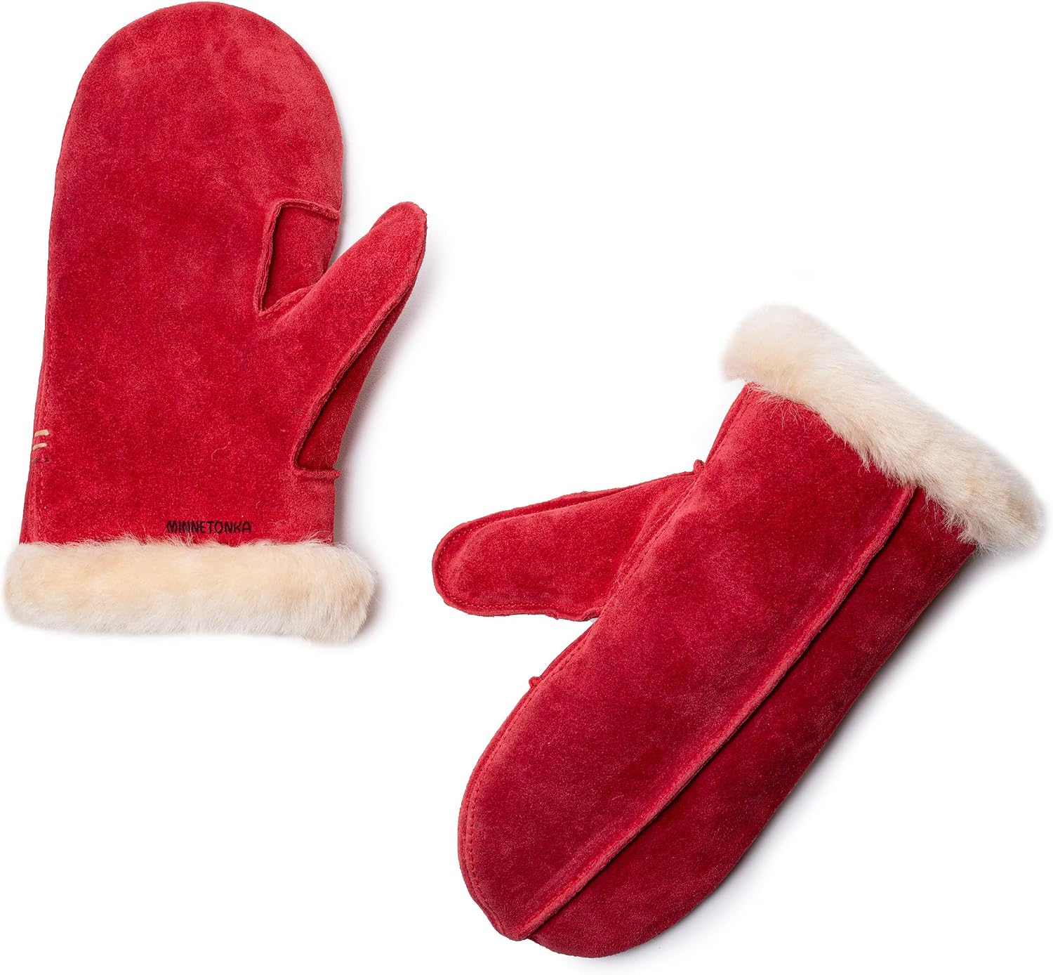 Minnetonka Sheepskin Mittens – Unisex Cold Weather Mittens with Insulated Sheepskin Lining and Water Resistant Suede