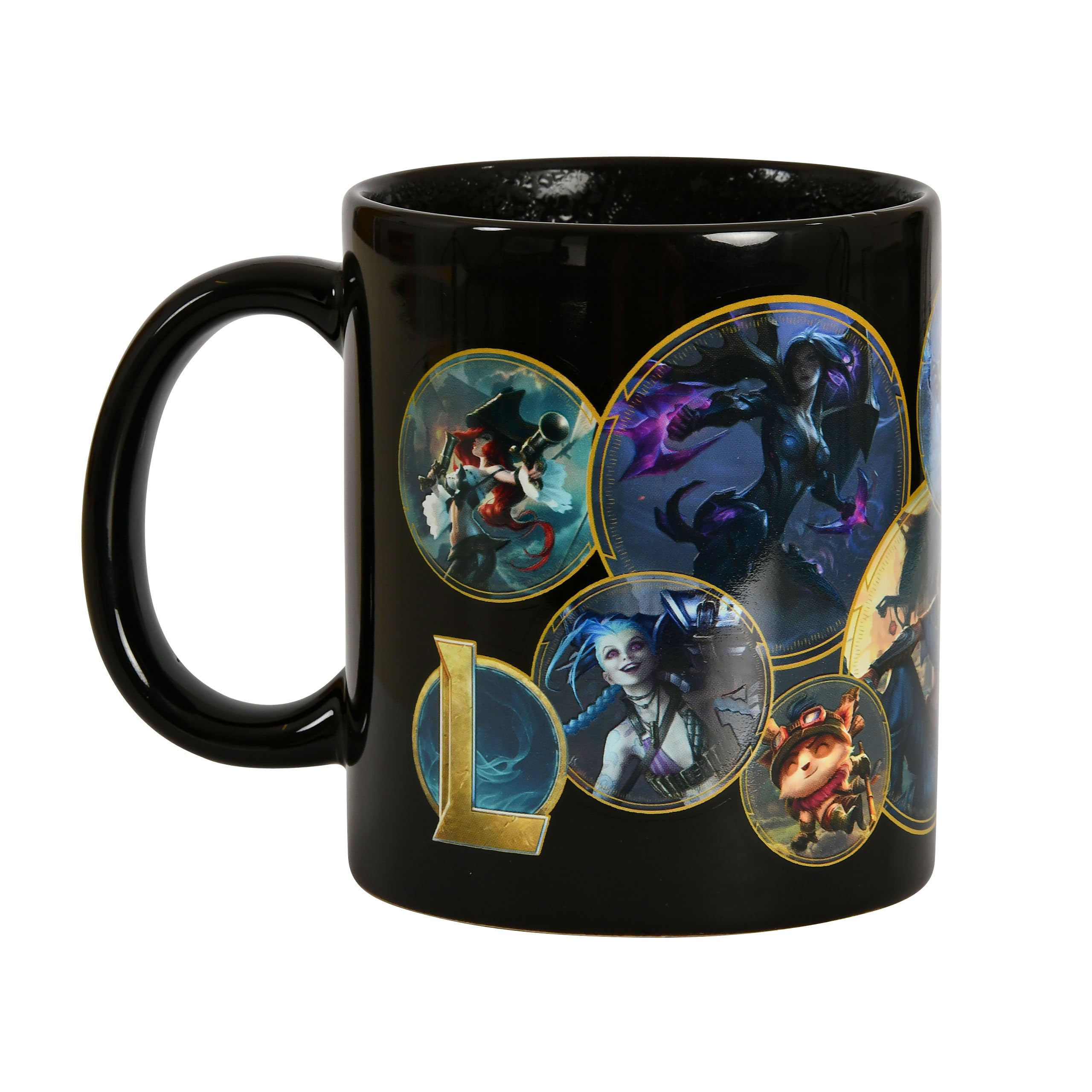 Pyramid International League of Legends Heat Change Ceramic Mug – Bold Design for Everyday Use or Collectors – 11oz / 315ml – One Size, Black/White