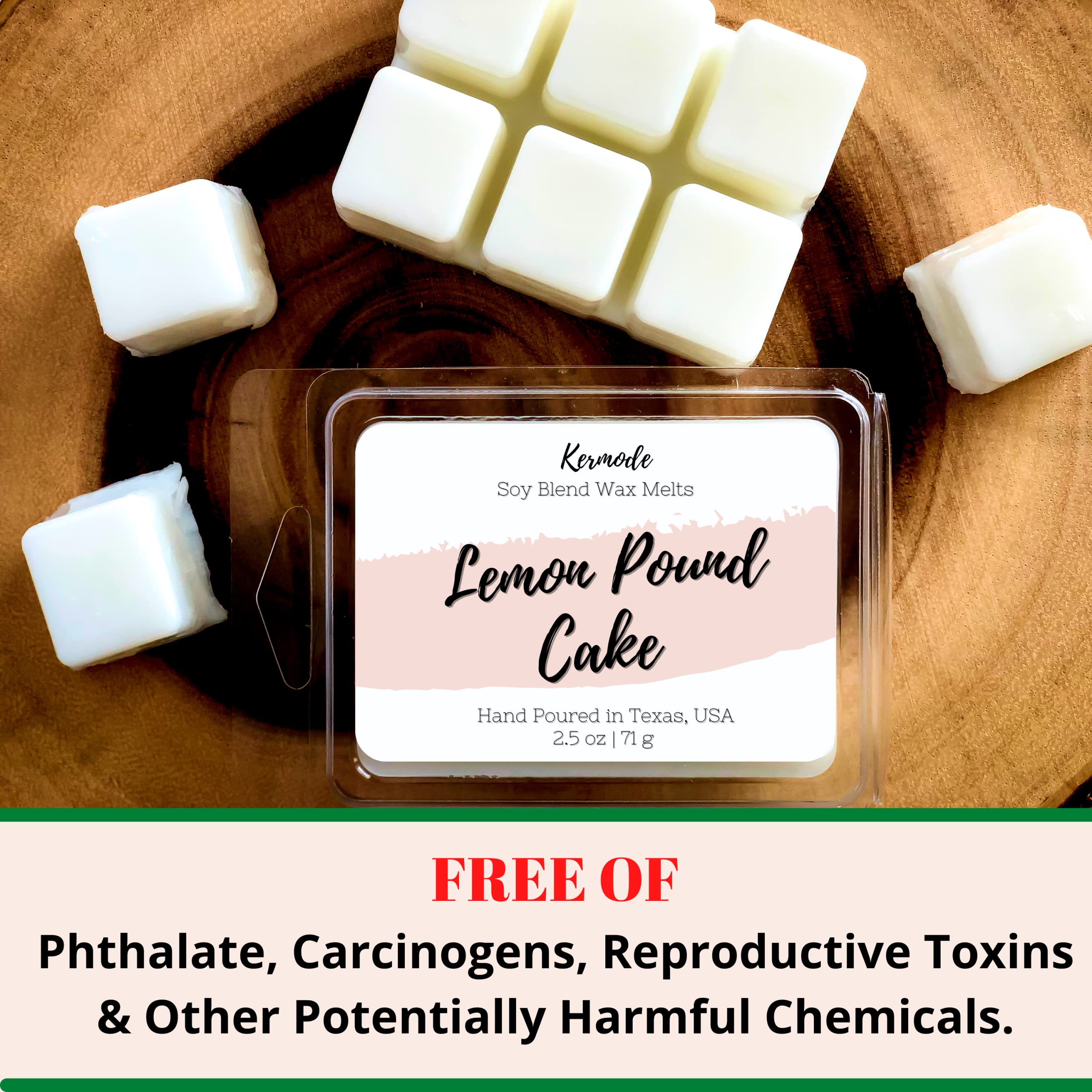 Kermode Bakery Scent Wax Melts Wax Cubes - pachnący wosk topiony różnorodny zestaw do podgrzewaczy wosku, naturalny zapach aromaterapeutyczny, długotrwały i czysty, różne bezpieczne topienie tarty