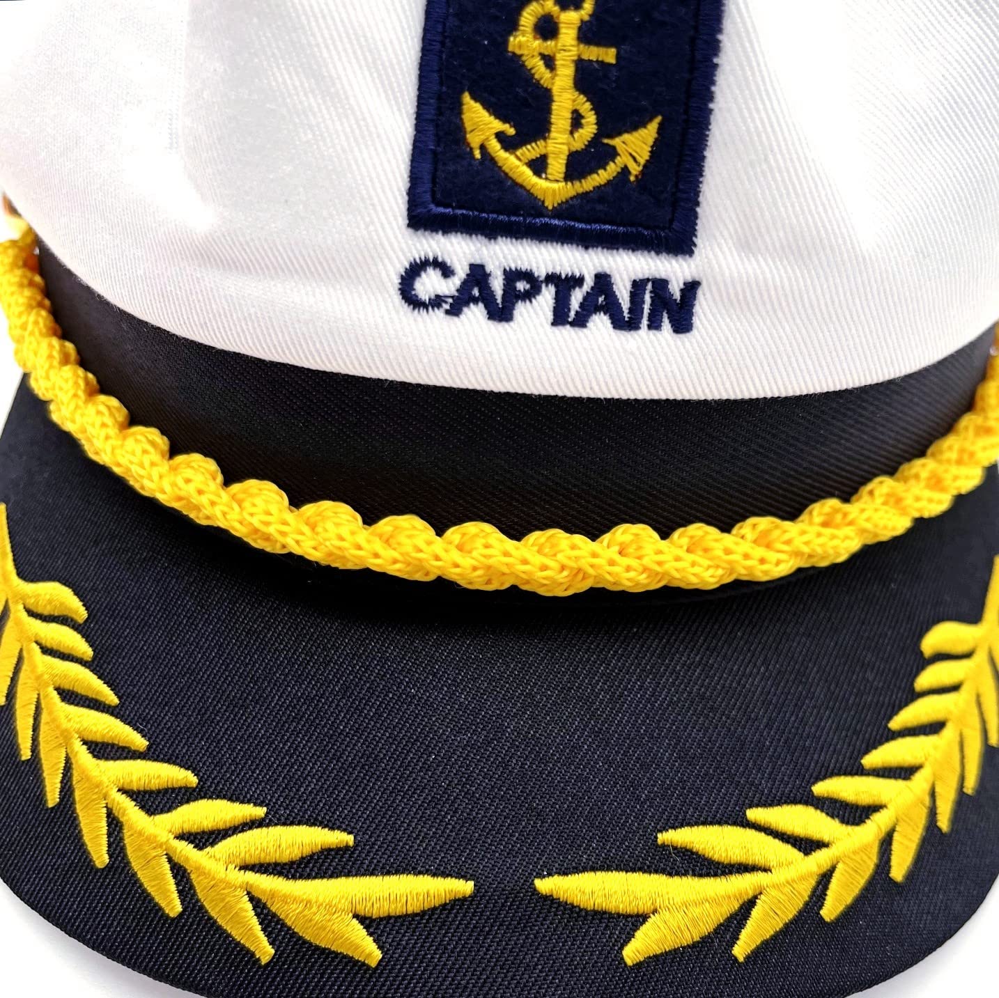 Aangepaste Naam Volwassen Jacht Boot Schip Matroos Kapitein Kostuum Hoed Cap Navy Marine Admiraal Kostuum Party Accessoire Voor Mannen Vrouwen