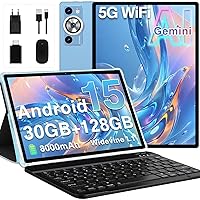 2026 Tablet Android 15 Gemini AI, 30GB RAM+128GB ROM/2TB Tablet 10 Pollici