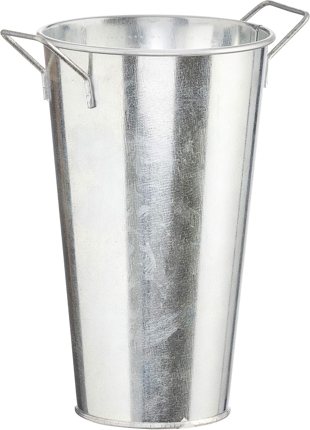 Darice KK8678-N Bucket Galvanized French Floral, 5.75", Silver