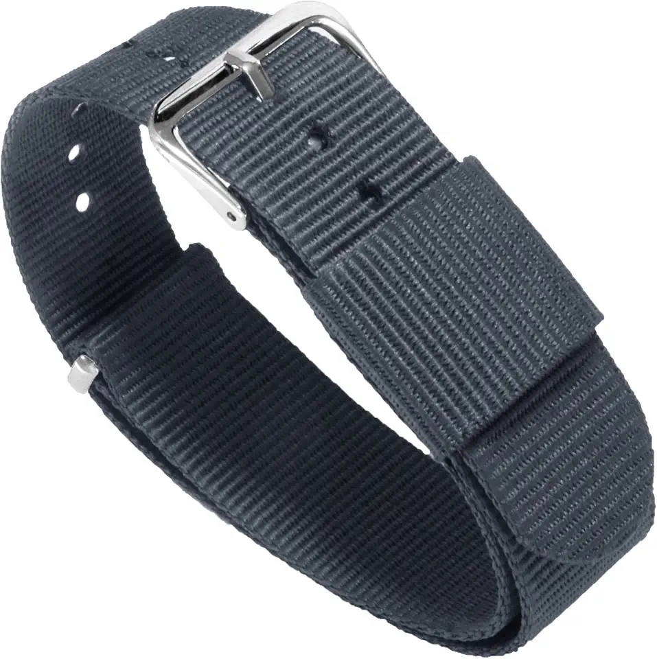Tiras estilo NATO® de nylon balístico – escolha de cor, comprimento e largura (18 mm, 20 mm, 22 mm ou 24 mm)