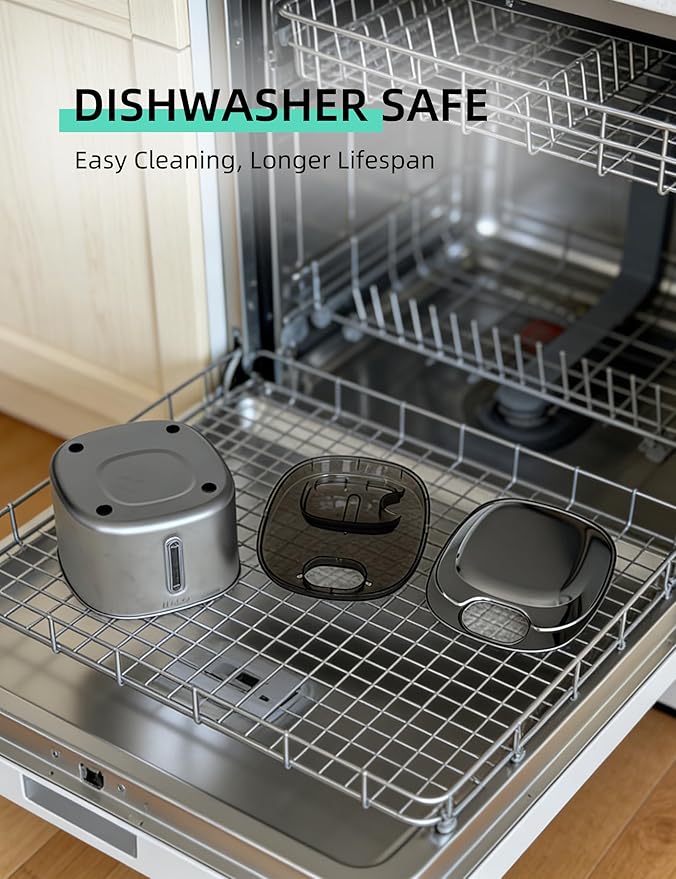 Fuente de Agua para Gatos Inalámbrica, Acero Inoxidable, 4L, Batería Recargable miniatura 9