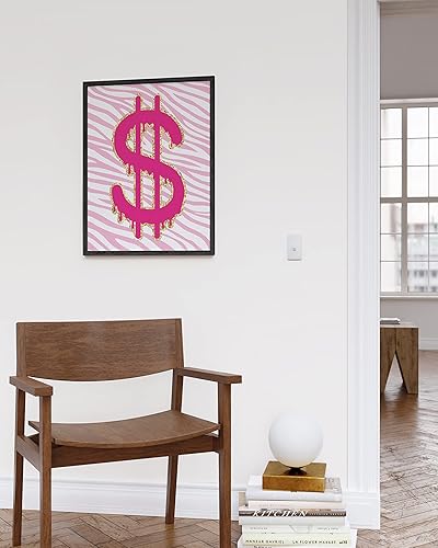 Miniatura 5 de HAUS AND HUES Póster rosa de preppy para pared, bonitos pósteres para estética de habitación, obra de arte de moda para habitación de adolescentes y