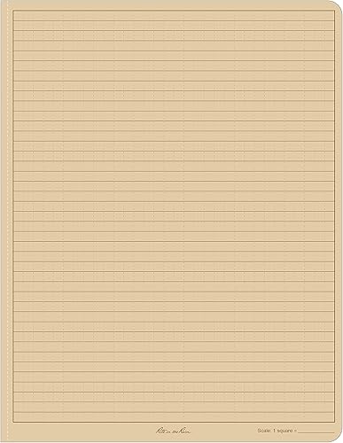 Miniatura 9 de Rite in the Rain Cuaderno de tapa dura resistente a la intemperie, 8 34" x 11 14", cubierta bronceada, patrón universal (No. 970TF-MX)