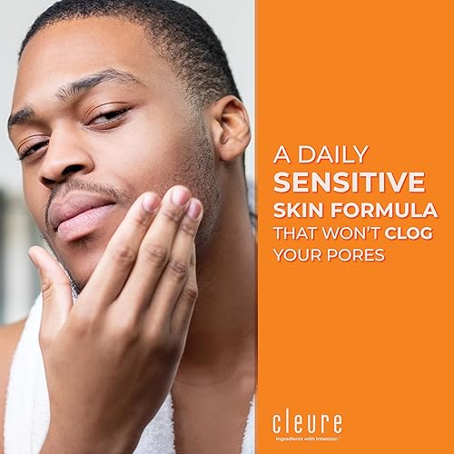 Miniatura 4 de Cleure Crema de día antienvejecimiento e hidratante facial con manteca de karité pura para pieles sensibles, sin fragancia, sin gluten, salicilatos