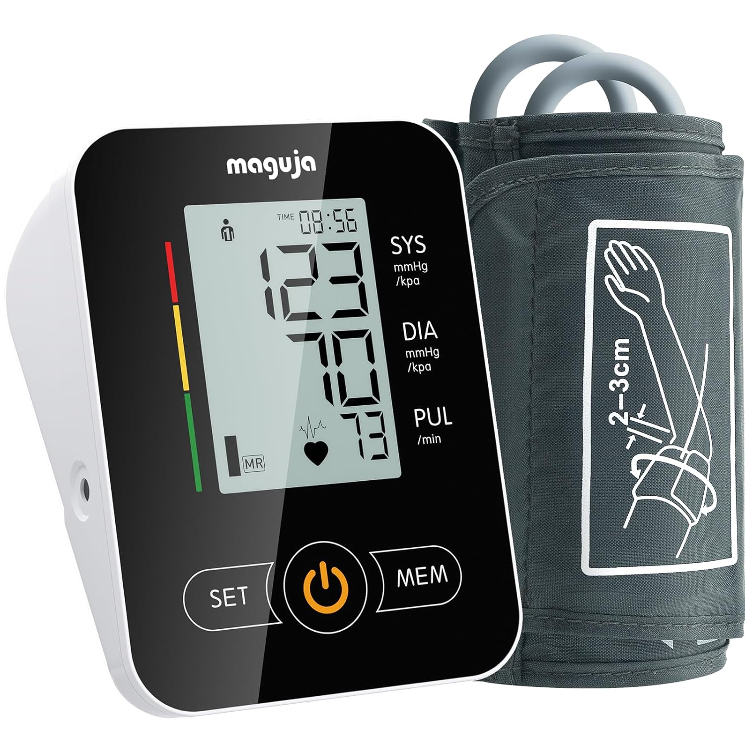 Arm Blood Pressure Monitor maguja Blood Pressure Machine BP Monitor Automatic Upper Arm Digital with Blood Pressure Cuff