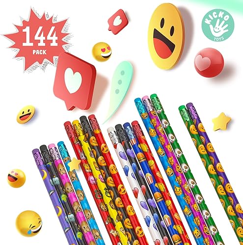 Miniatura 2 de Kicko Surtido de lápices - 7.5 pulgadas - Lápices de colores surtidos para niños, suministros escolares emocionantes