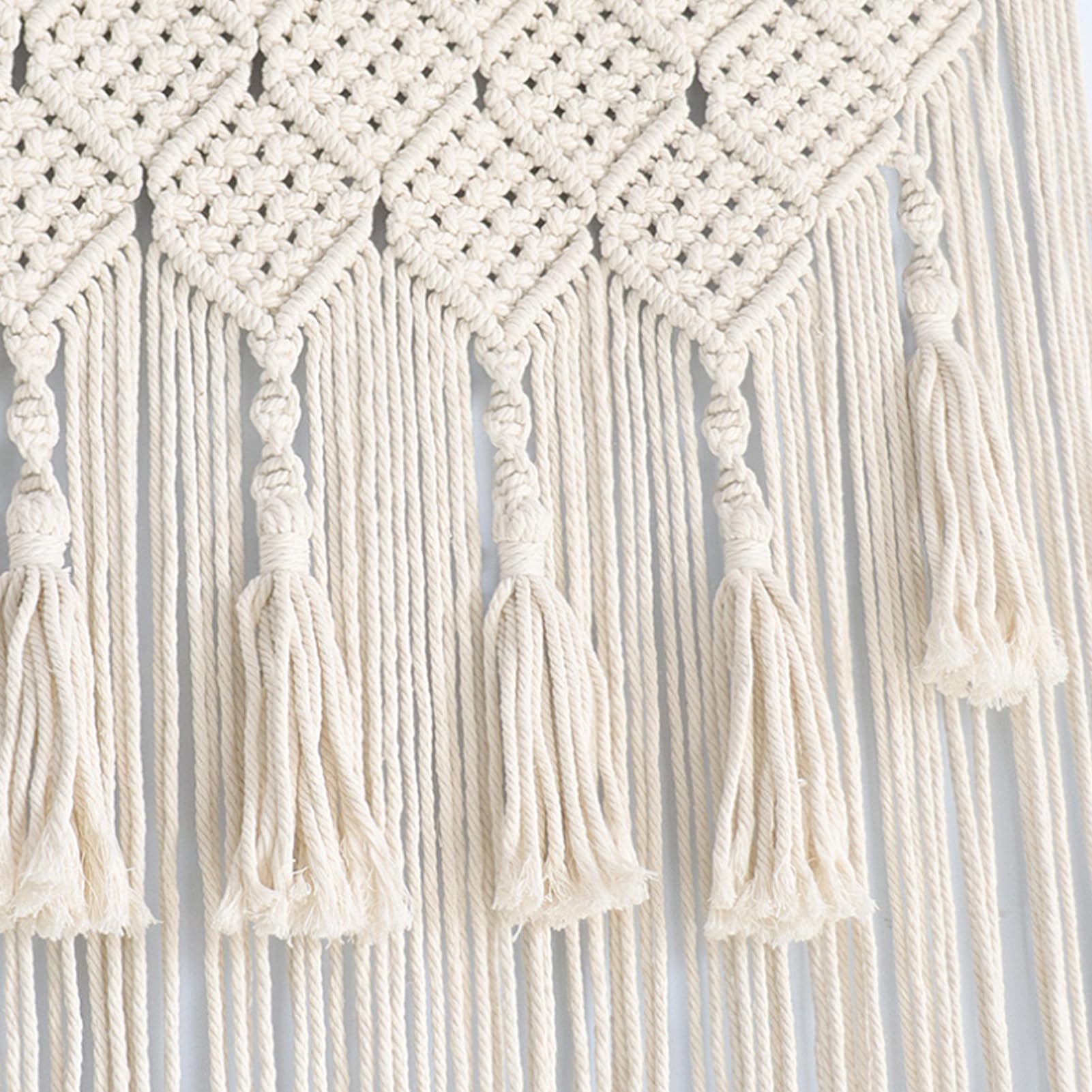 Arazzo macramè da appendere alla parete, tenda macramè tessuta a mano, arazzo bohémien, tenda da tappezzeria bohémien, tende da porta in cotone, decorazione bohémien, per porte