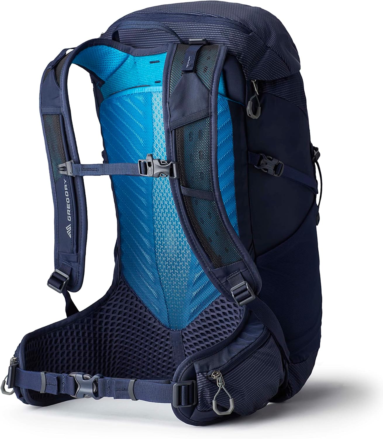 Gregory Maya 30L Women's Day Hiking Backpack, Ventilated Backpanel, Built-In Hydration Attachment for Water Bladder (Reservoir Not Included), One Size Fits All, Storm Blue