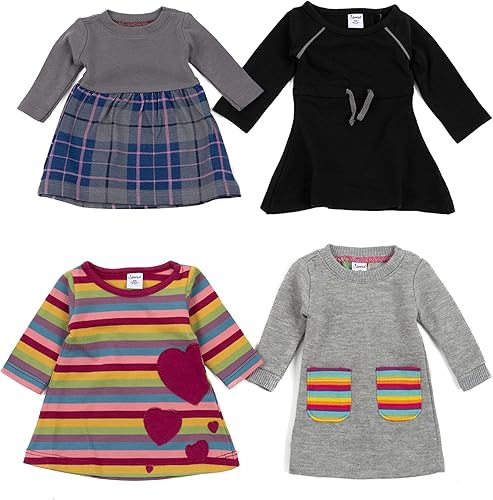 Miniatura 5 de Leveret Paquete variado de vestidos de muñeca para muñecas americanas paquete de 4 a juego con nuestros vestidos opción 6