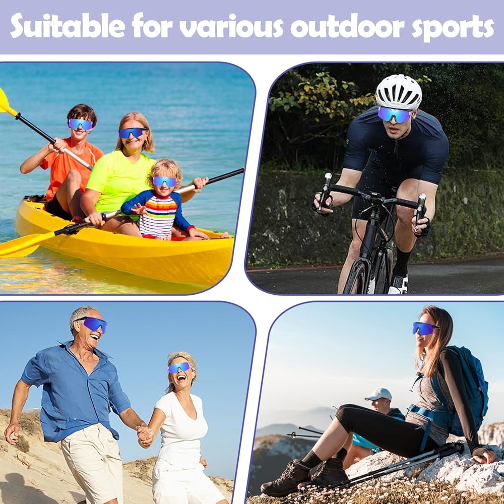 Occhiali Da Sole Sportivi Polarizzati UV400 - Per Ciclismo, Corsa E Outdoor - Foto 5