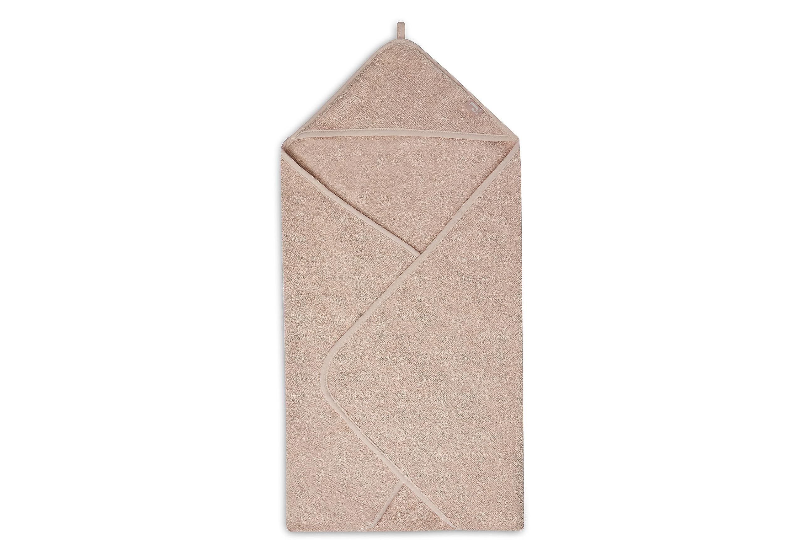 Cape De Bain Bébé Jollein 75x75cm - Serviette à Capuche En Coton Éponge Caramel