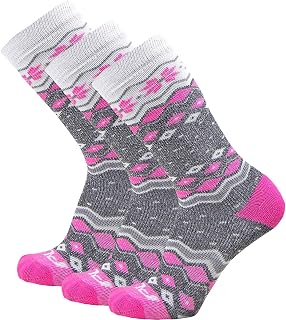 Kids Ski Socks Girls Boys Wool – Warm Merino Skiing Snowboard Sock Pack, Outdoor Winter Price In India