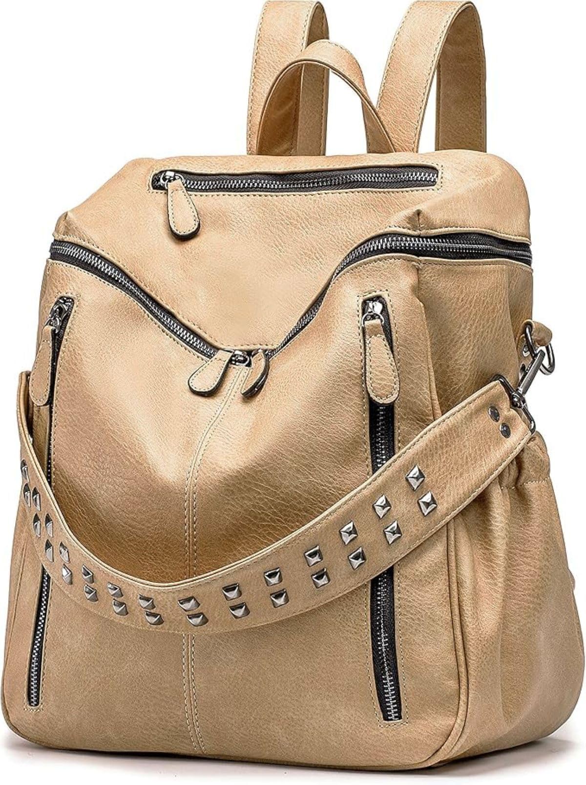 Women Backpack | Premium PU Leather, Comfortable & Spacious Bag for College, Office & Casual Outings | Women Artificial Leather Backpack | Stylish, Durable & Lightweight Shoulder Bag for Everyday Use-image-8