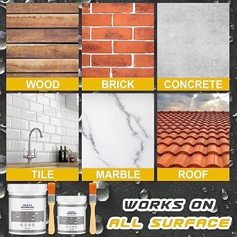 Super Strong Invisible Waterproof Anti-Leakage Agent, Transparent Waterproof Glue for Outdoors, Waterproof Insulation Sealant Clear, Super Strong Adhesive Seal Coating (A - 100g)