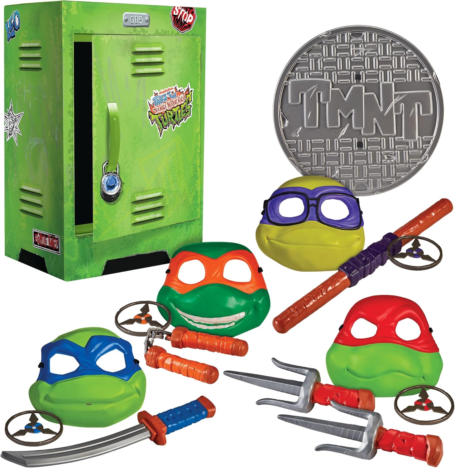 (Incomplete)Teenage Mutant Ninja Turtles Roleplay Locker by Playmates Toys - Amazon Exclusive