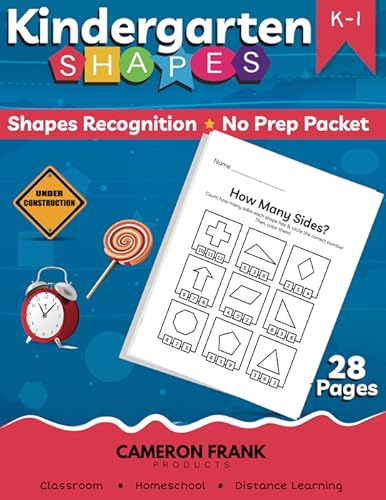 Kindergarten Shapes| Shape Recognition &Amp; Practice | Preschool &Ndash; Kindergarten Worksheets | No Preparation Packet | Classroom, Distance Learning, Homeschool | Digital Educational Resources