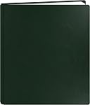 Pioneer Photo Albums 20-Page Trésors de famille Deluxe Hunter vert Bond en cuir Couverture Scrapbook pour 8.5 x 11-Inch Pages