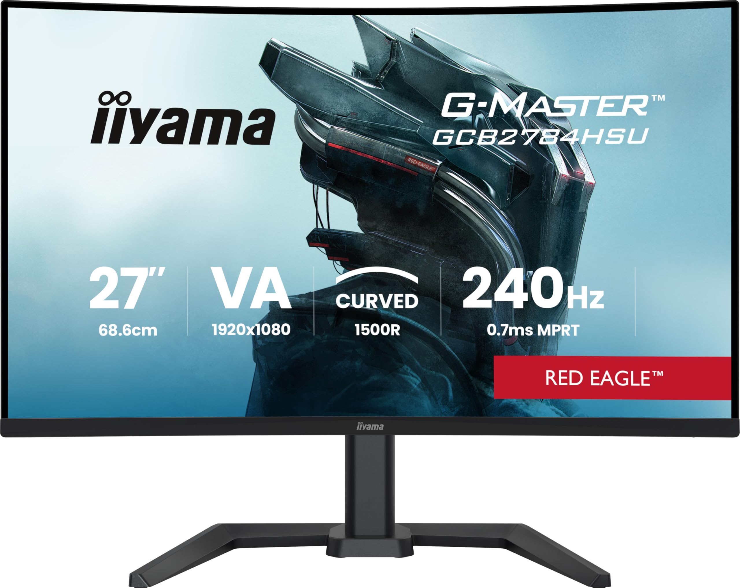 Iiyama G-Master Red Eagle Gcb2784hsU-B1 - LeD-Monitor - Gaming - Gebogen - 68.6 Cm (27")
