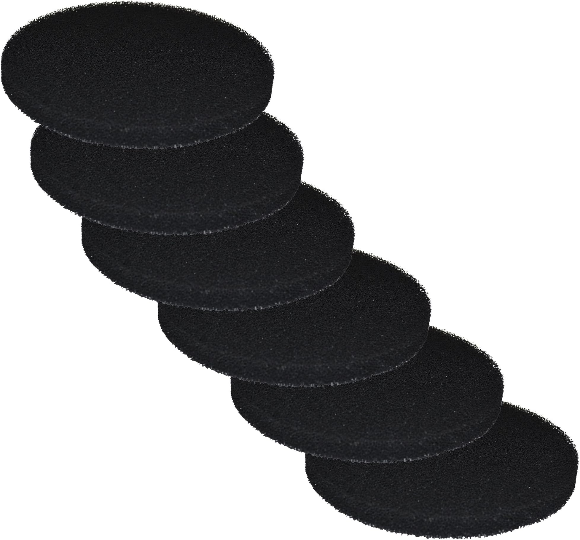 6 Carbon Impregnated Foam Pads for Fluval FX4 / FX5 / FX6 Canister Filter