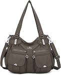Angelkiss Femmes Sacs à main Purs pour femmes Grand Sac à épaule Satchel Sac à bandoulière