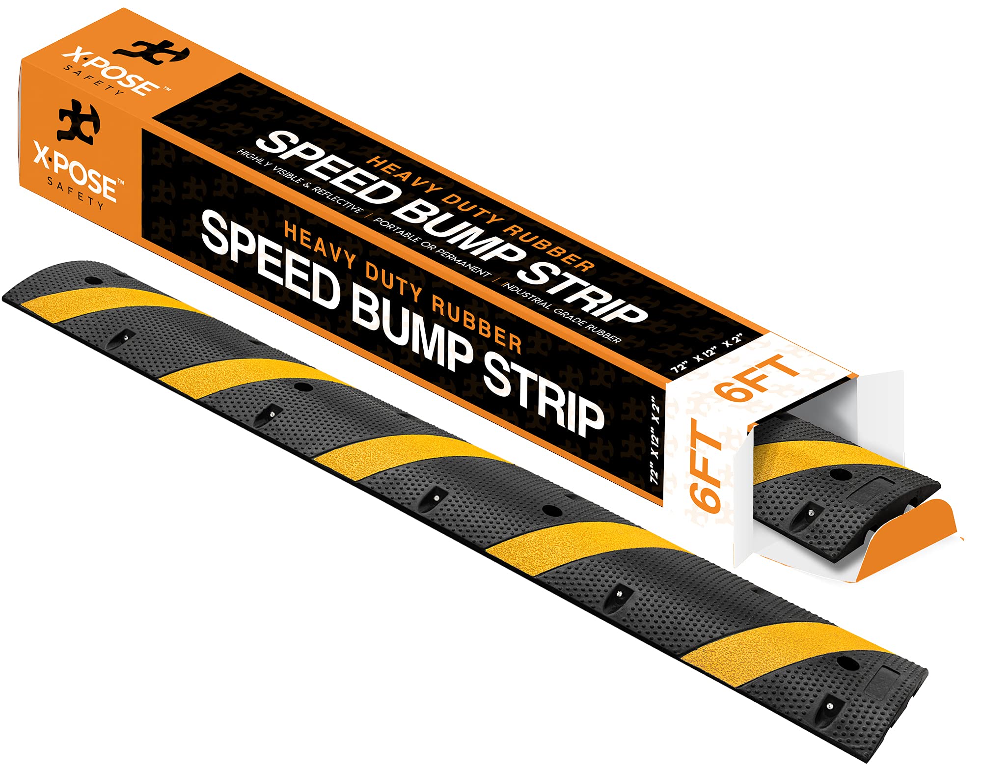 Buy Speed Bump Strip 6 Ft Rubber Speed Humps with Modular