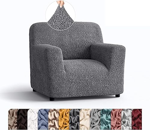 Miniatura 63 de PAULATO BY GA.I.CO. Funda elástica para sofá - Cubierta elástica para sofá - Elegante cubierta para cojines de sofá - Funda de tela de poliéster