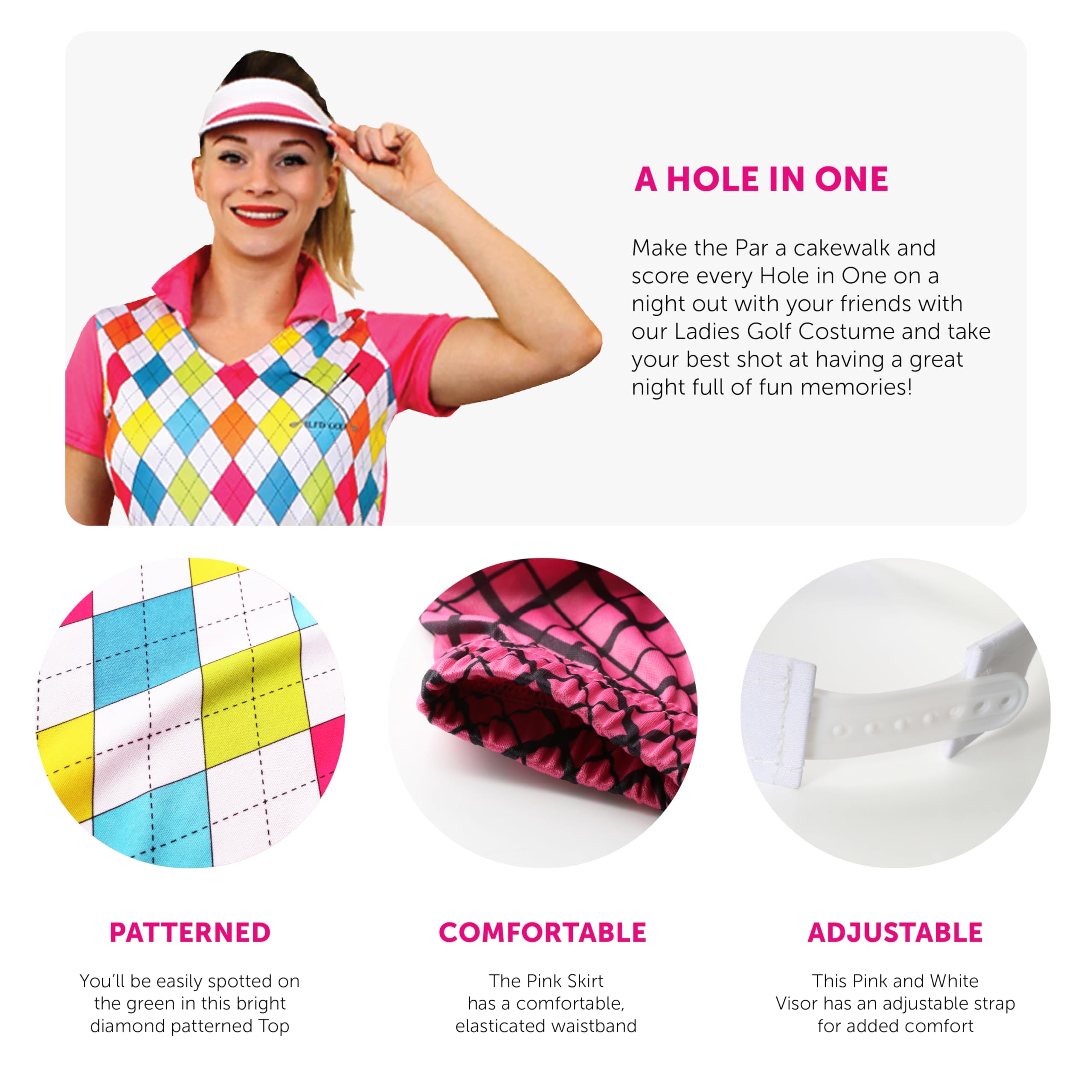 knee length dresses for ladies Olaya Sport: Kim Golf Dress White/Black. Women's Golf Clothes main image 0