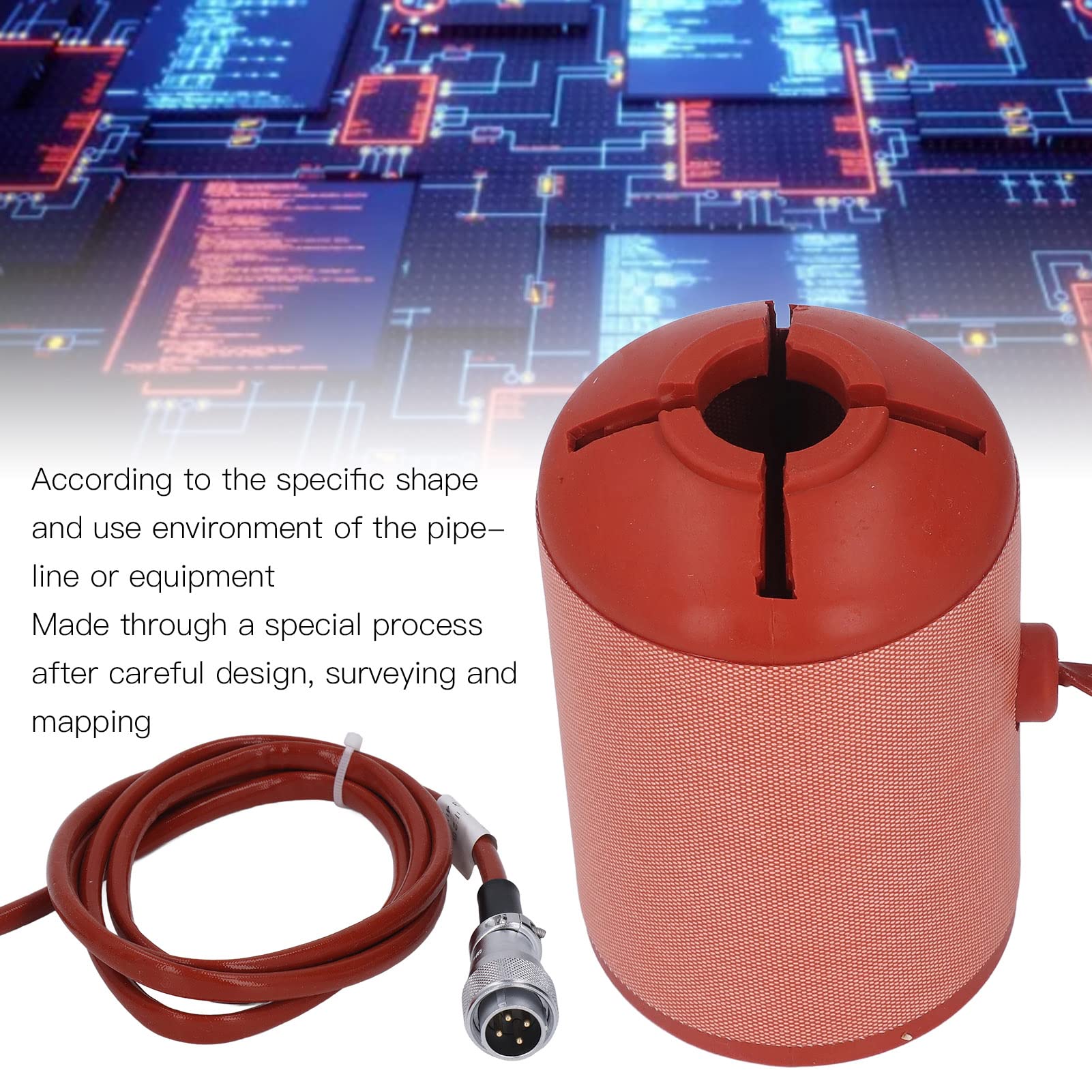 Garosa Podgrzewacz do Wiader 300 W z gumą silikonową W Kształcie Beczki