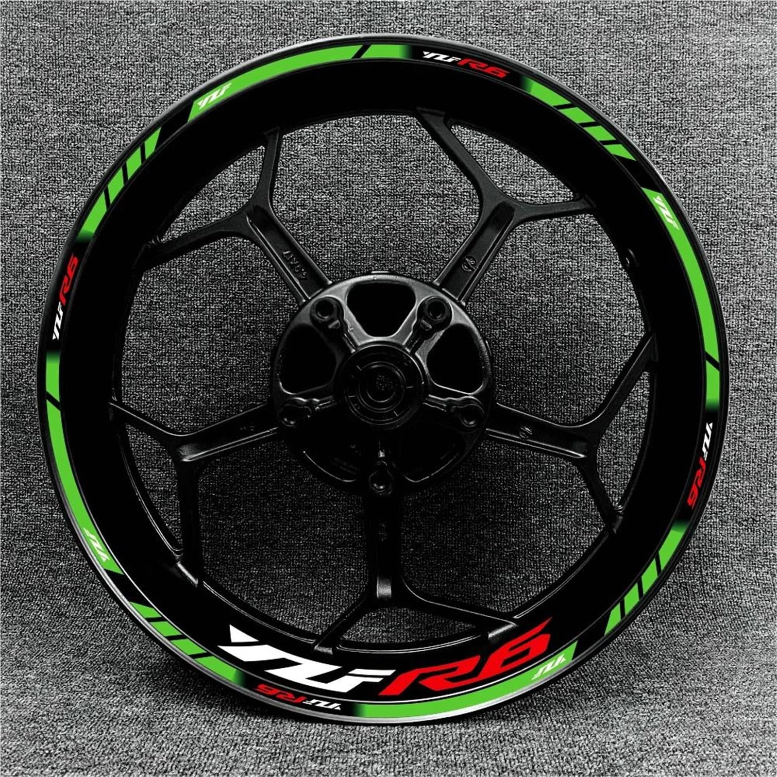 Wheel Stickers Motorcycle Rims Wheels Stickers for YZF R6 YZF-R6 YZFR6 17 Inch Wheel Reflective Waterproof Strips Decals Rim Reflective Decal