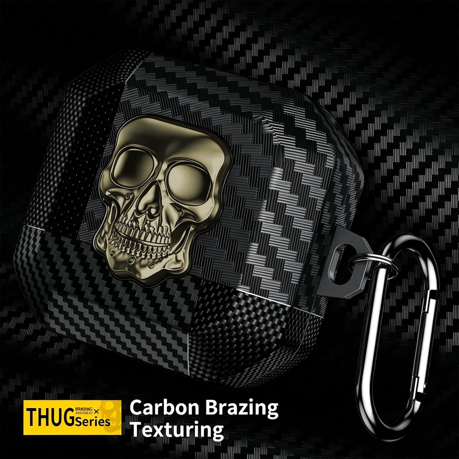 Ysnzaq Skull Case for Samsung Galaxy Buds 4 Pro Case & Buds 4 KLT Copper image 4