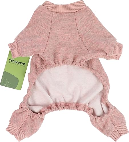 Miniatura 5 de Fitwarm Pijama de terciopelo ligero para perro con texto en inglés "I Love You to the Moon and Back" Paw-Some Sleeper, ropa para cachorros, camisa