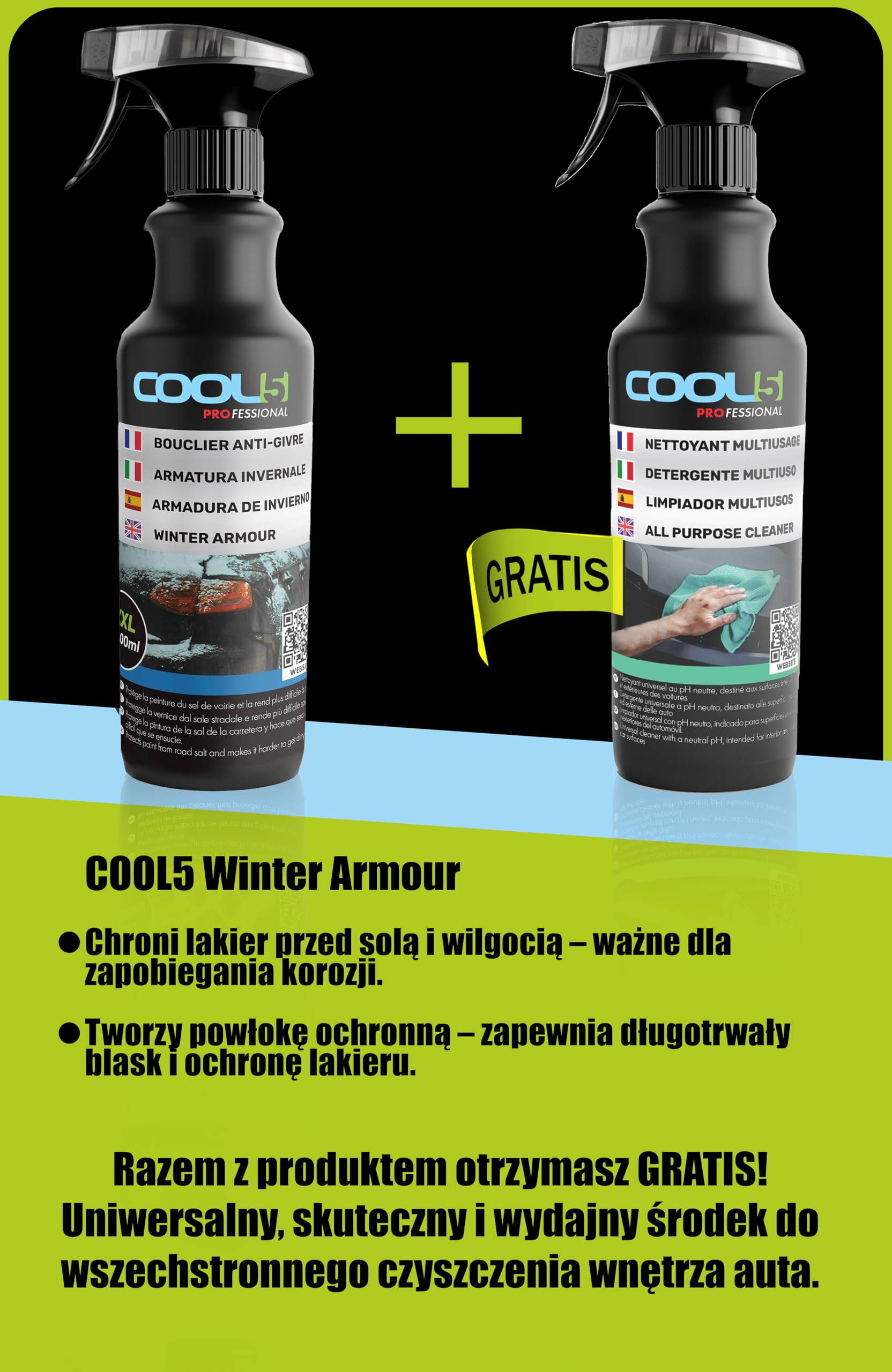 Winter Armour - ochrona lakieru samochodowego i powłoka antykorozyjna XXL, 1000 ml