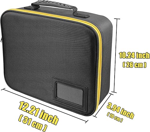 Miniatura 6 de Estuche de transporte duro de batería portátil para herramientas DewaltMilwaukeeMakitaRyobi 12V18V20V batería y cargador, caja de herramientas